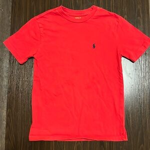 Boys Size Small (8) Red Ralph Lauren Polo Tee